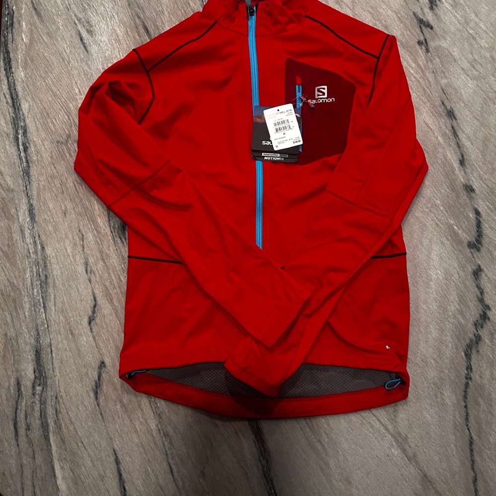Salomon Red Full-Zip Jacket